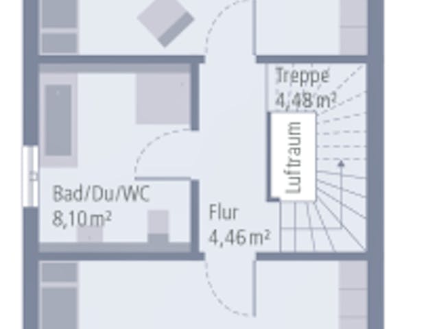 Fertighaus Doppelhaus 08 von OKAL Haus Schlüsselfertig ab 431900€,  Innenansicht 1