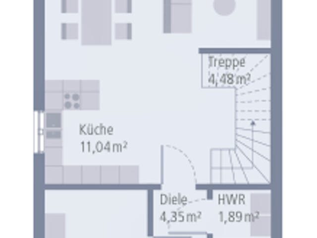 Fertighaus Doppelhaus 08 von OKAL Haus Schlüsselfertig ab 431900€,  Innenansicht 2