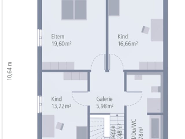Fertighaus Doppelhaus 09 von OKAL Haus Schlüsselfertig ab 374500€,  Innenansicht 2