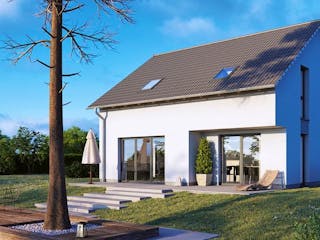 Massivhaus ESPRIT 137 von Siewert Hausbau,  Außenansicht 1