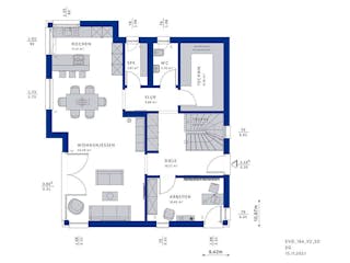 Fertighaus EVOLUTION 164 V2 von Bien-Zenker Schlüsselfertig ab 417777€,  Innenansicht 4