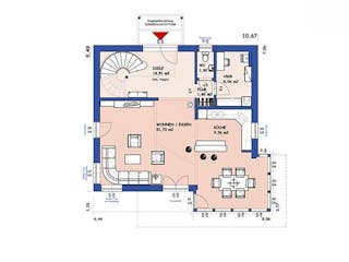 Fertighaus EVOLUTION Würzburg von Bien-Zenker,  Innenansicht 9