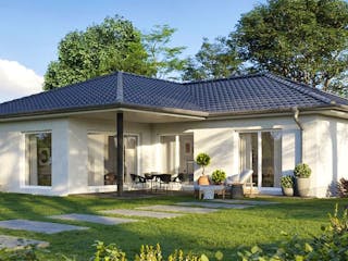 Massivhaus EXQUISIT 125 von Siewert Hausbau, Bungalow Außenansicht 1