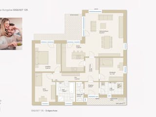 Massivhaus EXQUISIT 125 von Siewert Hausbau, Bungalow Innenansicht 5