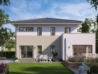 Fertighaus FamilyStyle 20.02 W von massa haus Ausbauhaus ab 198999€, Stadtvilla Innenansicht 1