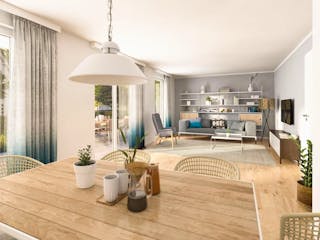 Massivhaus Flair 110 von Schmid-Haus Bausatzhaus ab 290130€, Innenansicht 1