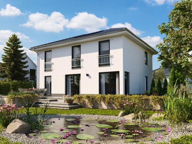 Massivhaus Flair 152 RE von Schmid-Haus Bausatzhaus ab 330000€,  Außenansicht 1