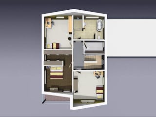 Massivhaus Hausidee "Modern2" von BickelBau Massivhäuser,  Innenansicht 5