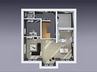 Massivhaus Hausidee "Stadtvilla 23" von BickelBau Massivhäuser, Stadtvilla Innenansicht 6