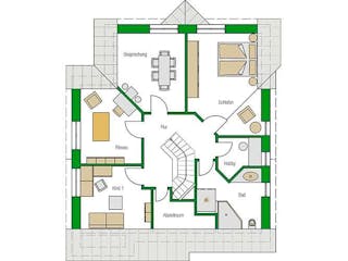 Massivhaus HELMA-Musterhaus in Lehrte (Bremen) von HELMA MASSIVHAUS,  Innenansicht 10