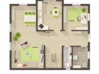 Massivhaus Lichthaus 152 von Schmid-Haus Bausatzhaus ab 370770€, Innenansicht 1