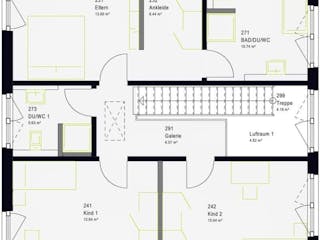 Fertighaus LifeStyle 16.01 W von massa haus Ausbauhaus ab 177999€, Stadtvilla Innenansicht 6