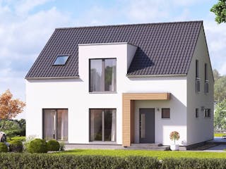 Fertighaus massa Musterhaus Arnsberg von massa haus,  Außenansicht 1