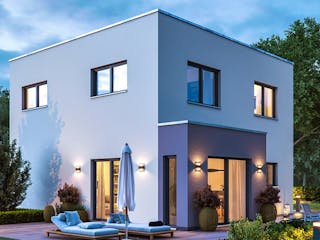 Fertighaus massa Musterhaus Aschaffenburg von massa haus,  Außenansicht 1