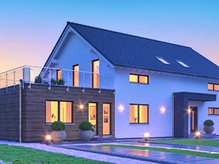 Fertighaus massa Musterhaus Cremlingen von massa haus,  Außenansicht 1