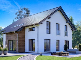 Fertighaus massa Musterhaus Dresden-Bannewitz von massa haus,  Außenansicht 1