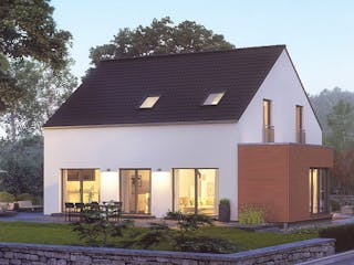 Fertighaus massa Musterhaus Kaiserslautern von massa haus,  Außenansicht 1