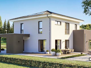 Fertighaus massa Musterhaus Kappel-Grafenhausen von massa haus, Stadtvilla Außenansicht 1