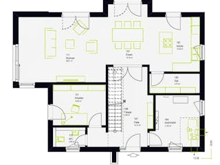 Fertighaus massa Musterhaus Leipzig-Heiterblick von massa haus,  Innenansicht 4