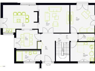 Fertighaus massa Musterhaus Lotte von massa haus,  Innenansicht 4