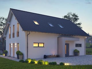 Fertighaus massa Musterhaus Mannheim von massa haus,  Außenansicht 1