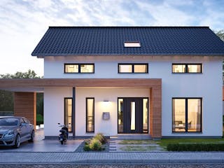 Fertighaus massa Musterhaus Paderborn von massa haus,  Außenansicht 1