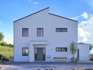 Fertighaus massa Musterhaus Rangsdorf von massa haus,  Außenansicht 1