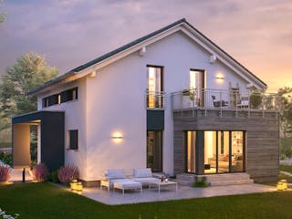 Fertighaus massa Musterhaus Straubing von massa haus,  Außenansicht 1