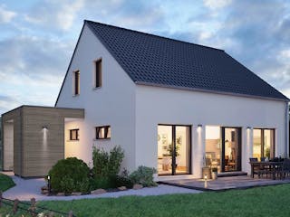 Fertighaus massa Musterhaus Titz von massa haus,  Außenansicht 1