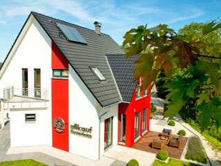 Fertighaus Musterhaus Bad Driburg von allkauf haus, Außenansicht 1