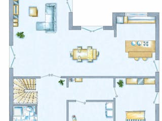 Fertighaus Musterhaus Bad Vilbel von allkauf haus,  Innenansicht 2