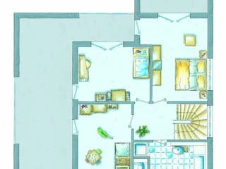 Fertighaus Musterhaus Bielefeld von allkauf haus,  Innenansicht 1