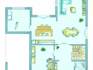 Fertighaus Musterhaus Bielefeld von allkauf haus,  Innenansicht 2