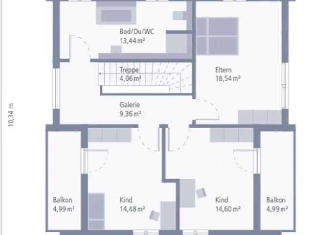 Fertighaus Musterhaus Dresden von OKAL Haus Schlüsselfertig ab 490500€,  Innenansicht 9