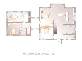 Fertighaus Musterhaus Estenfeld von allkauf haus,  Innenansicht 2