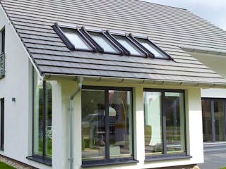 Fertighaus Musterhaus Falkensee von ScanHaus Marlow, Außenansicht 1