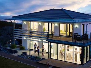 Fertighaus Musterhaus "Fellbach" von KAMPA,  Außenansicht 1