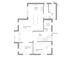 Fertighaus Musterhaus "Günzburg" von KAMPA,  Innenansicht 5