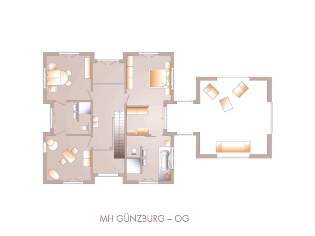 Fertighaus Musterhaus Günzburg von allkauf haus,  Innenansicht 3