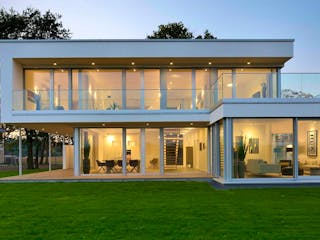 Fertighaus Musterhaus "Ludwigsfelde" von KAMPA,  Außenansicht 1