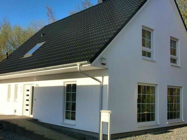 Fertighaus Musterhaus Minden von ScanHaus Marlow,  Außenansicht 1