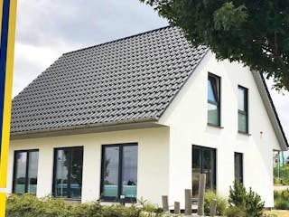 Fertighaus Musterhaus Neubrandenburg von ScanHaus Marlow,  Außenansicht 1