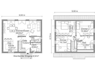 Fertighaus Musterhaus Neubrandenburg von ScanHaus Marlow,  Innenansicht 6