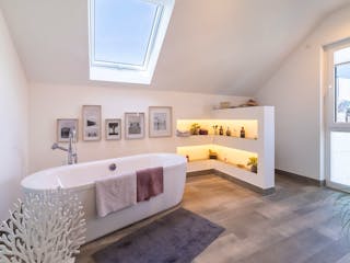 Fertighaus Musterhaus Ottendorf Okrilla von allkauf haus,  Innenansicht 1