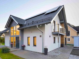 Fertighaus Musterhaus "Poing-Grub Magos" von KAMPA, Außenansicht 1