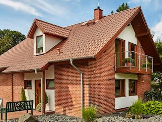 Fertighaus Musterhaus Sabrina von GUSSEK HAUS,  Außenansicht 1