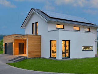 Fertighaus Musterhaus "Schkeuditz OT Dölzig" von KAMPA,  Außenansicht 1