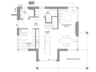 Fertighaus Musterhaus "Schwarzwald" von KAMPA,  Innenansicht 1