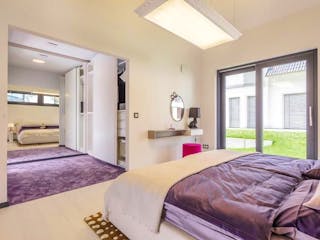 Fertighaus Musterhaus Stuttgart von LUXHAUS, Bungalow Innenansicht 1