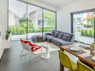 Fertighaus Musterhaus Stuttgart von LUXHAUS, Bungalow Innenansicht 5